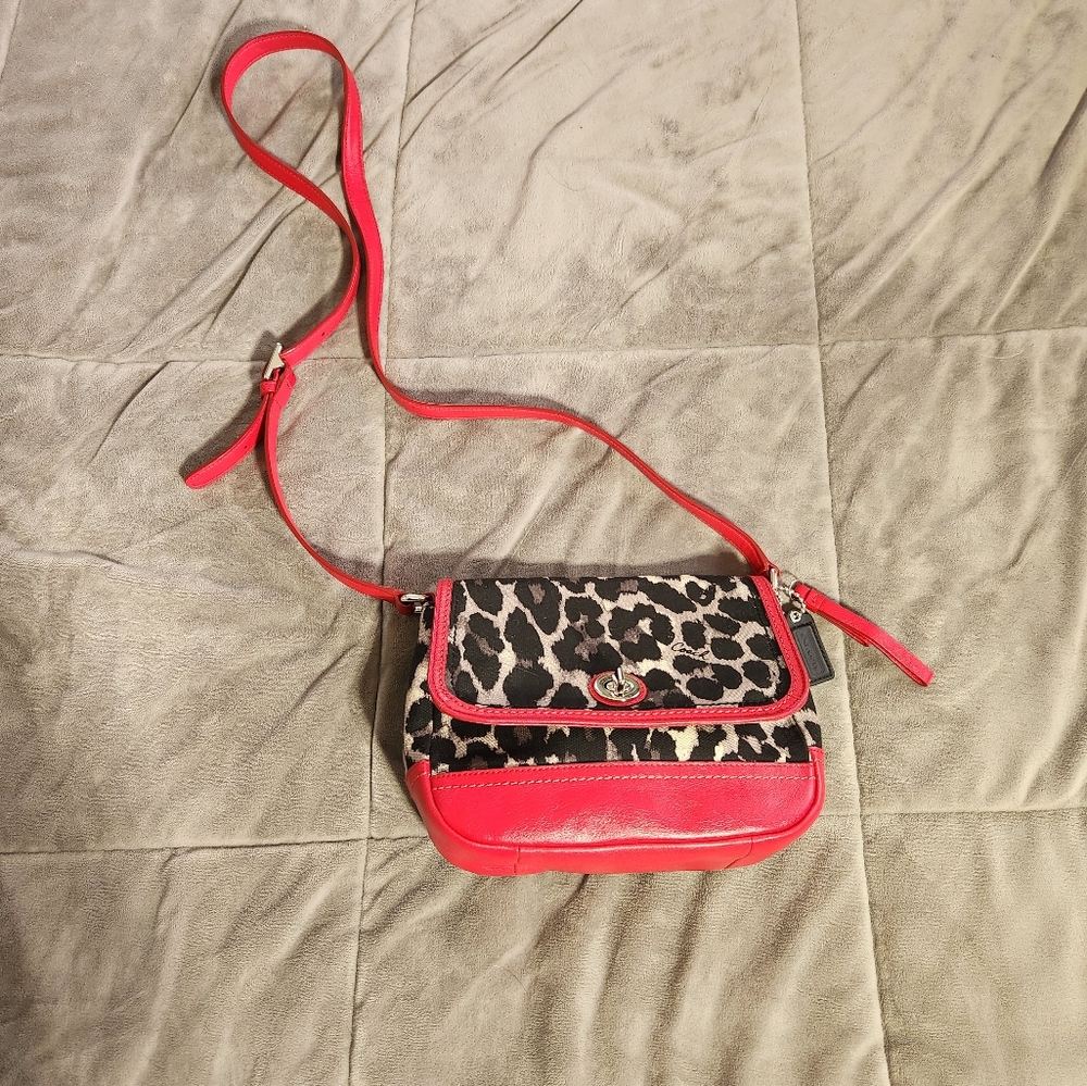Coach Park Ocelot Crossbody